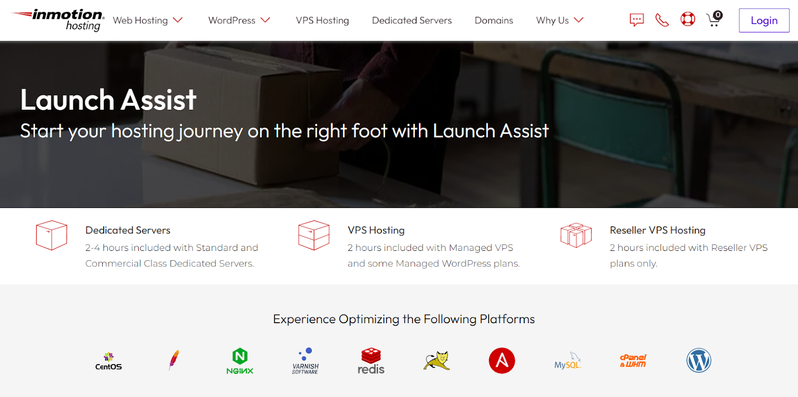 eCommerce web development with InMotion Hosting's Launch Assist